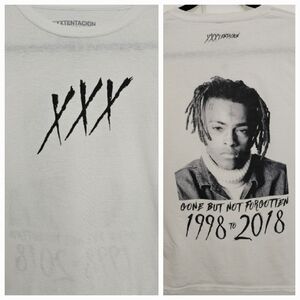 XXXTentacion Gone But Not Forgotten 1998 to 2018 Short Sleeve TShirt Size XS